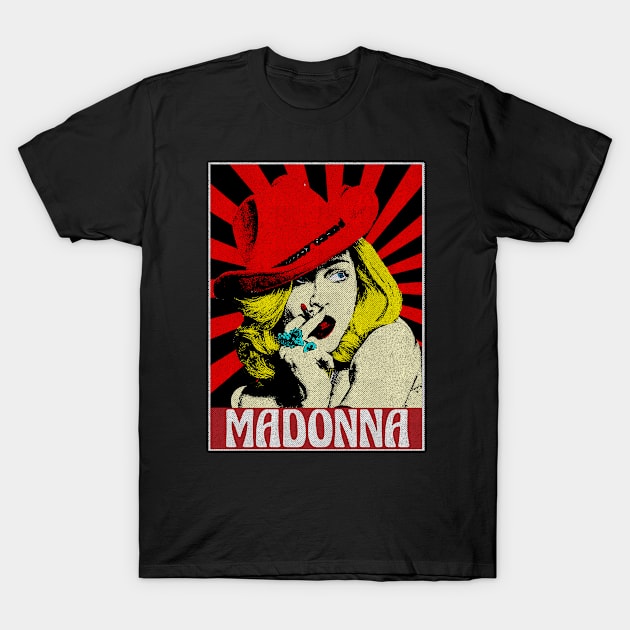 Madonna Smoke Pop Art Style T-Shirt by Motor Lipat